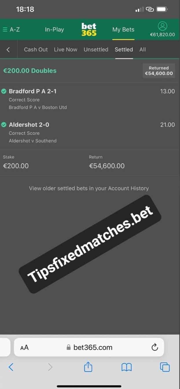 Correct bet today